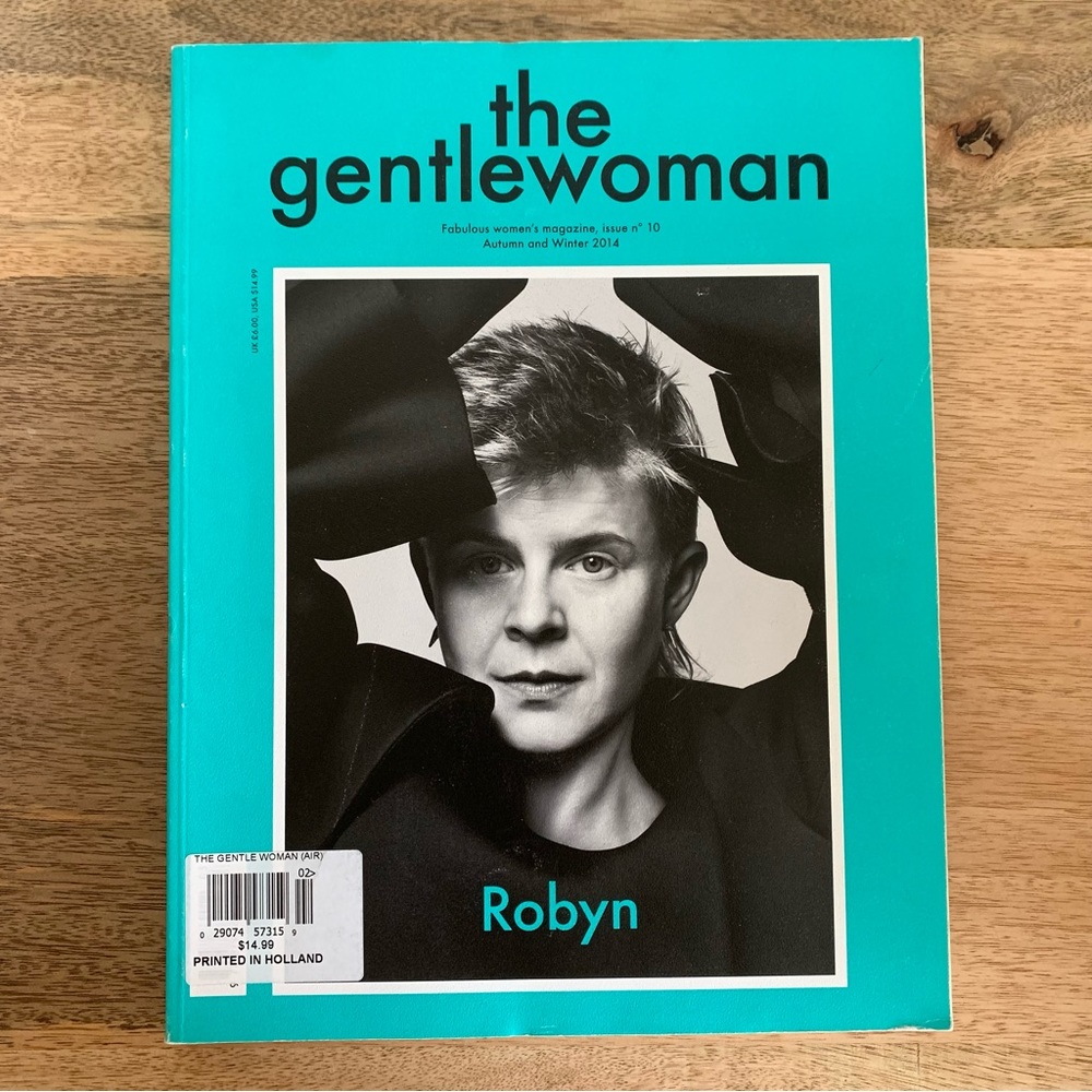 THE GENTLEWOMAN magazine Robyn cover Issue 10 Autumn Winter 2014